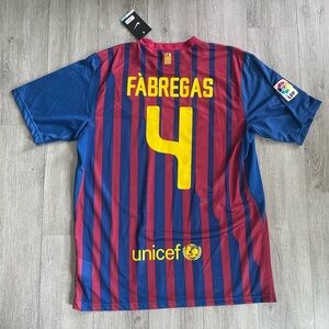 NWT Nike FC Barcelona Cesc Fabregas Home Jersey Men’s XL